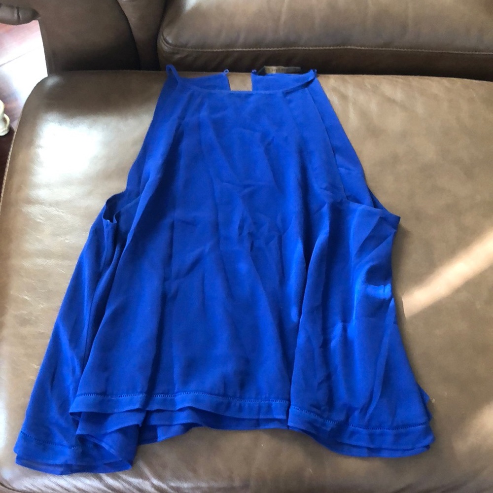 Zara blue halter top